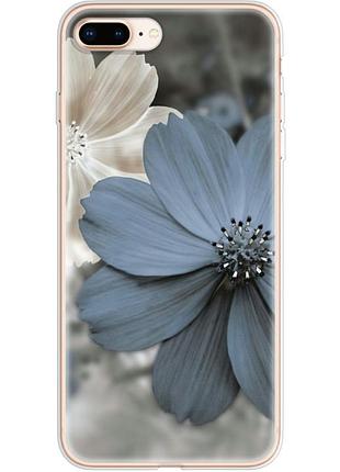 Чохол силіконовий з картинкою на iphone 8 plus (квітка гербера)