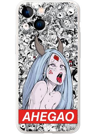 Чехол силиконовый с картинкой на iphone 13 mini (аниме, anime)