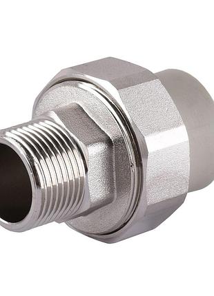 Муфта разборная нар. резьба (латунь) ppr vsplast 25х3/4″ 1018
