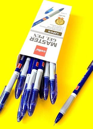 Ручка гелева cello master gel, колір синий cl-1801