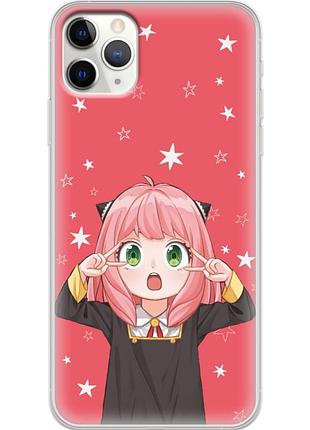 Чехол силиконовый с картинкой на iphone 11 pro max (аниме, anime)