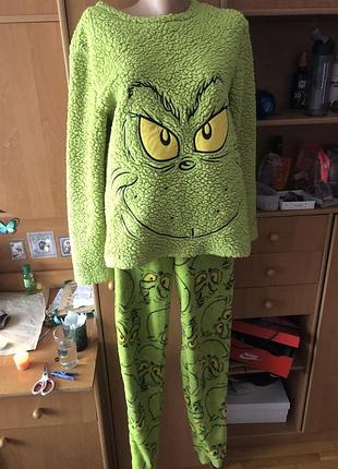 Пижама, комплект, костюм, хs. dr.seuss. grinch.