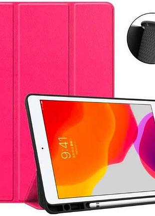 Чехол для ipad air/air2/pro 9.7/2017/2018 с креплением для стилуса apple pencil красный rose red