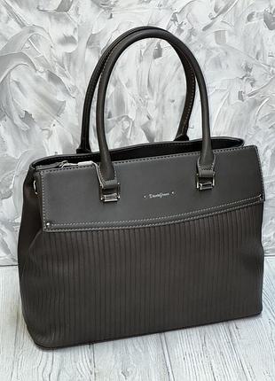 Сумка david jones 6124-3 серый