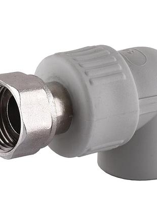 Угол с накидной гайкой vsplast ppr ф20х1/2″ ** 2019