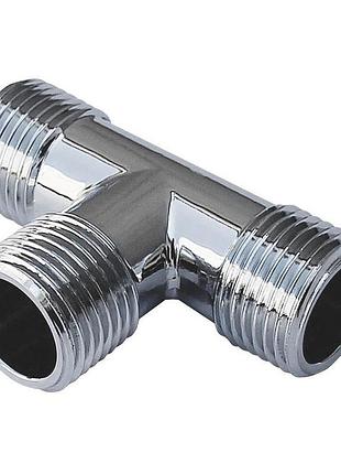 Тройник solomon 1/2″ ннн хром 8202