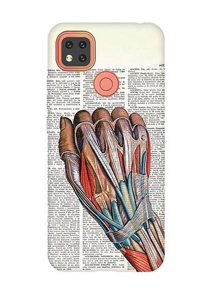 Чехол для xiaomi redmi 9c/10a :: анатомия руки (принт 298)