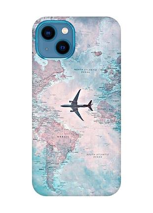 Чохол для iphone 13 mini :: подорожі. карта (принт 317)