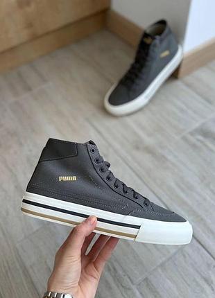 Сша! оригинальные женские кроссовки puma court classic vulc 396149-03 кеды новое состояние пума