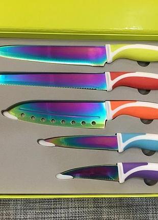Набір кухонних ножів messer-set titanium 5шт