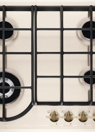 Варочная поверхность electrolux egh6343ron газовая rococo, 60см, чугун, шампань