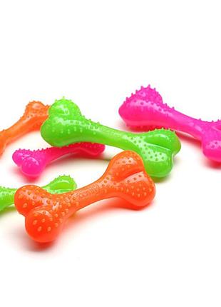 Игрушка для собак косточка с запахом ванили, 16 см
