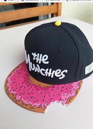 Кепка snapback cayler & sons munchies snapback cap neu, кепка сніпбек, бейсболка snapback, безболка сніпбек