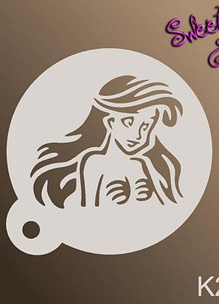 Трафарет для аквагрима многоразовые принцесса, stencils by sweety