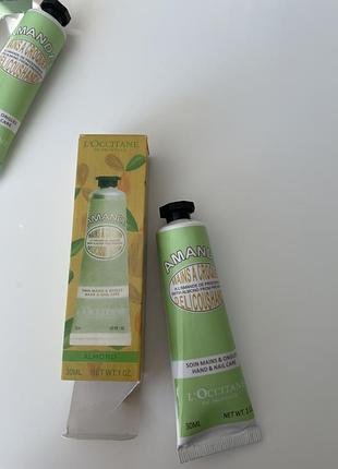 Крем для рук l’occitane almond 30 ml в новому дизайні