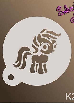 Трафарет для аквагрима многоразовые пони, stencils by sweety