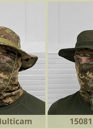 Панама тактична бавовна sender на шнурку з регулюванням. військова панама камуфляж. капелюхи армійські (арт. 15025-81)