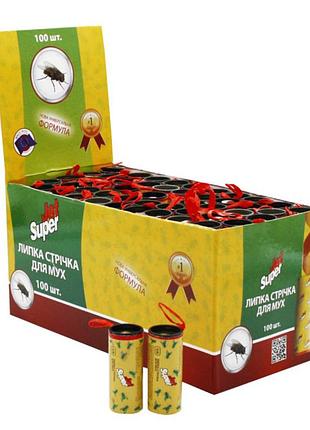 Липкая лента от мух №5 jet super 78см