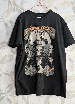 Футболка metallica cropp
