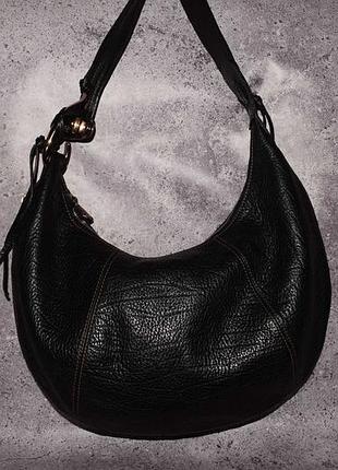 Fay leather hobo bag (жіноча преміальна сумка хобо saint laurent chloe півмісяць )