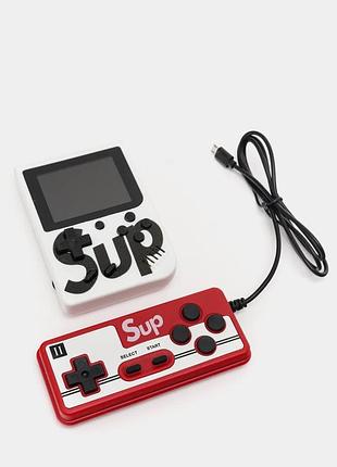 Портативна ігрова приставка sup game box 400 ігор dendy sega 8bit білий