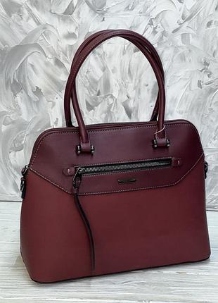 Сумка david jones 6110-4 бордовий