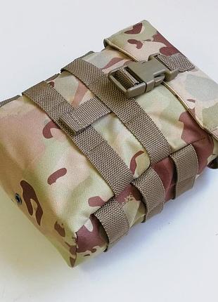 Утилітарний підсумок сухарка для особистих речей/ тактичний універсальний підсумок на системі molle/ мультикам