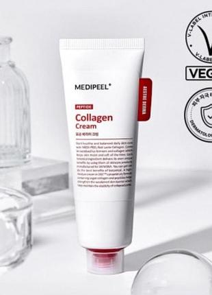 Бар'єрний крем для обличчя з колагеном medi-peel red lacto collagen barrier cream 80ml