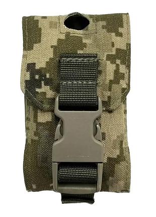 Підсумок для гранати закритий cordura/ тактичний підсумок для гранати піксель/ підсумок для гранати з molle/