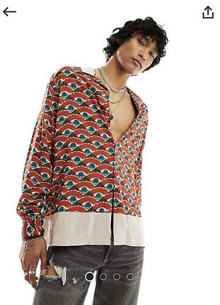 Asos design сорочка з принтом