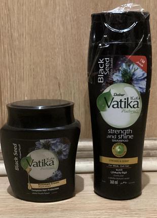 Vatika набор чёрный тмин шампунь и маска маленька египет