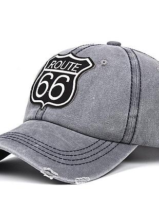 Бейсболка tink route66 серый 04004