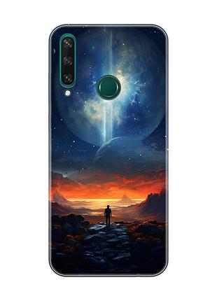 Чехол на huawei y6p :: космос (принт 247)