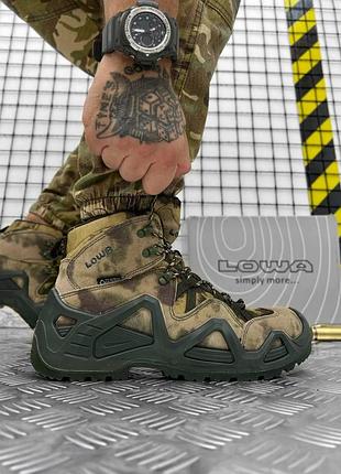 Тактические ботинки lowa zephyr gtx burnt. кардура + замш