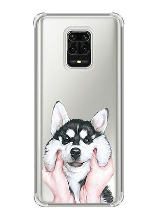 Чохол з потовщеними кутами на xiaomi redmi note 9 pro/ 9s/ 9 pro max :: мордочка (принт 121)