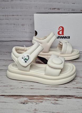 25-30р босоножки для девочки apawwa n1339p beige