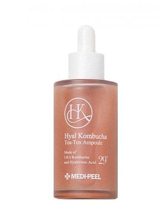 Medi-peel hyal kombucha tea tox ampoule увлажняющая сыворотка для повышения эластичности кожи