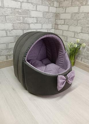 Будинок "кошик", спальне місце, лежанка для тварин (собак, котиків) 610, 610