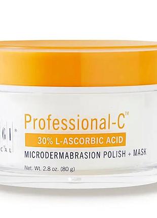 Маска-пилинг с 30% витамином с obagi professional-c microdermabrasion polish + mask 80 мл