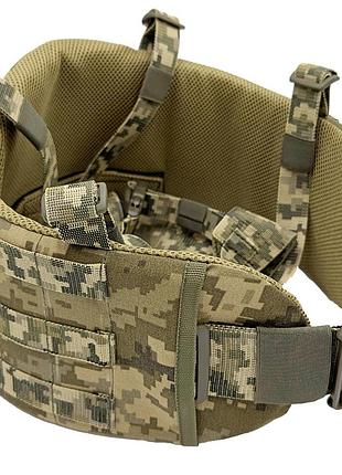 Рпс cordura irr 500 d пиксель мм-14 melgo, ременно-плечевая система, разгрузочный пояс тактический l