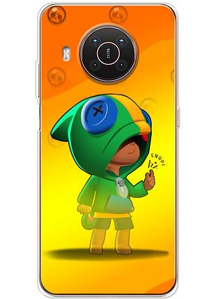 Чохол силіконовий з картинкою на nokia x10 (бравл старс, brawl stars)