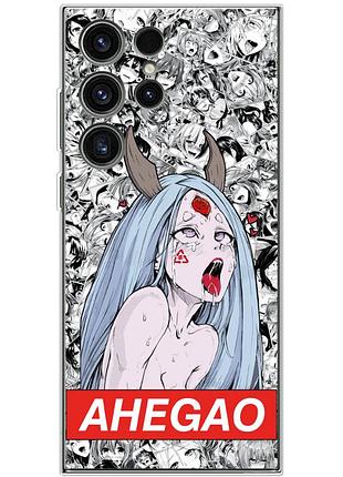 Чехол силиконовый с картинкой на samsung galaxy s23 ultra (s918) (аниме, anime)