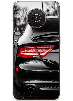 Чехол силиконовый с картинкой на nokia x20 (машина, audi a7)