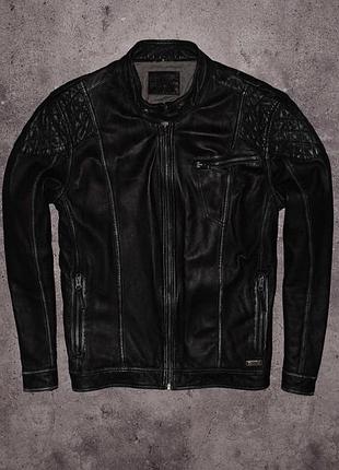 Mustang leather bomber jacket ( чоловіча преміальна шкіряна куртка бомбер schott )