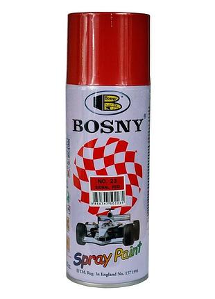 Акриловая аэрозольная краска bosny темно-красный 400мл