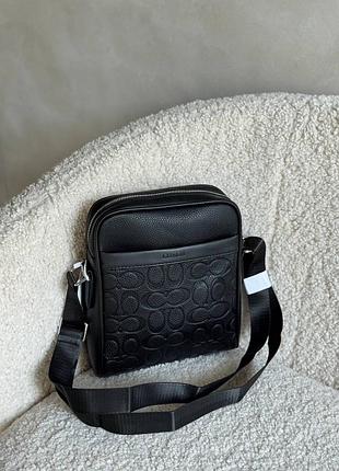 Чоловіча сумка coach, планшетка, сумки через плече, повсякденна сумка