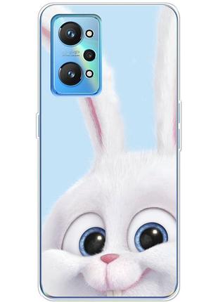 Чохол силіконовий з картинкою на realme gt neo 2 (кролик сніжок)