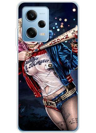 Чохол силіконовий з картинкою на xiaomi redmi note 12 pro 5g (харли квинн, harley quinn)