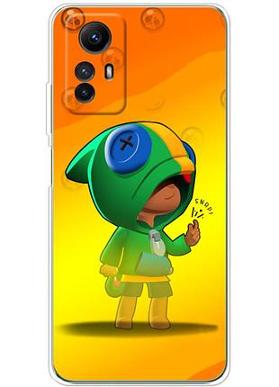Чехол силиконовый с картинкой на xiaomi redmi note 12s (бравл старс, brawl stars)