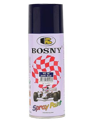 Акриловая аэрозольная краска bosny темно-синий 400мл